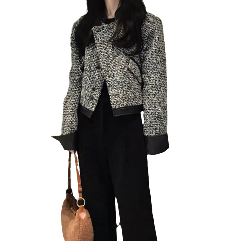 Coarse Tweed High-end Small Fragrance Jacke