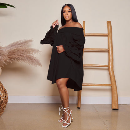 Elegant Off-Shoulder Fitted Dress Style Summer Fashion