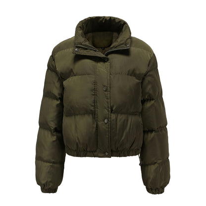 Long sleeved high neck warm jacket