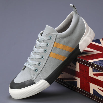 Lightweight breathable versatile casual men's low top flat lace up shoes for men