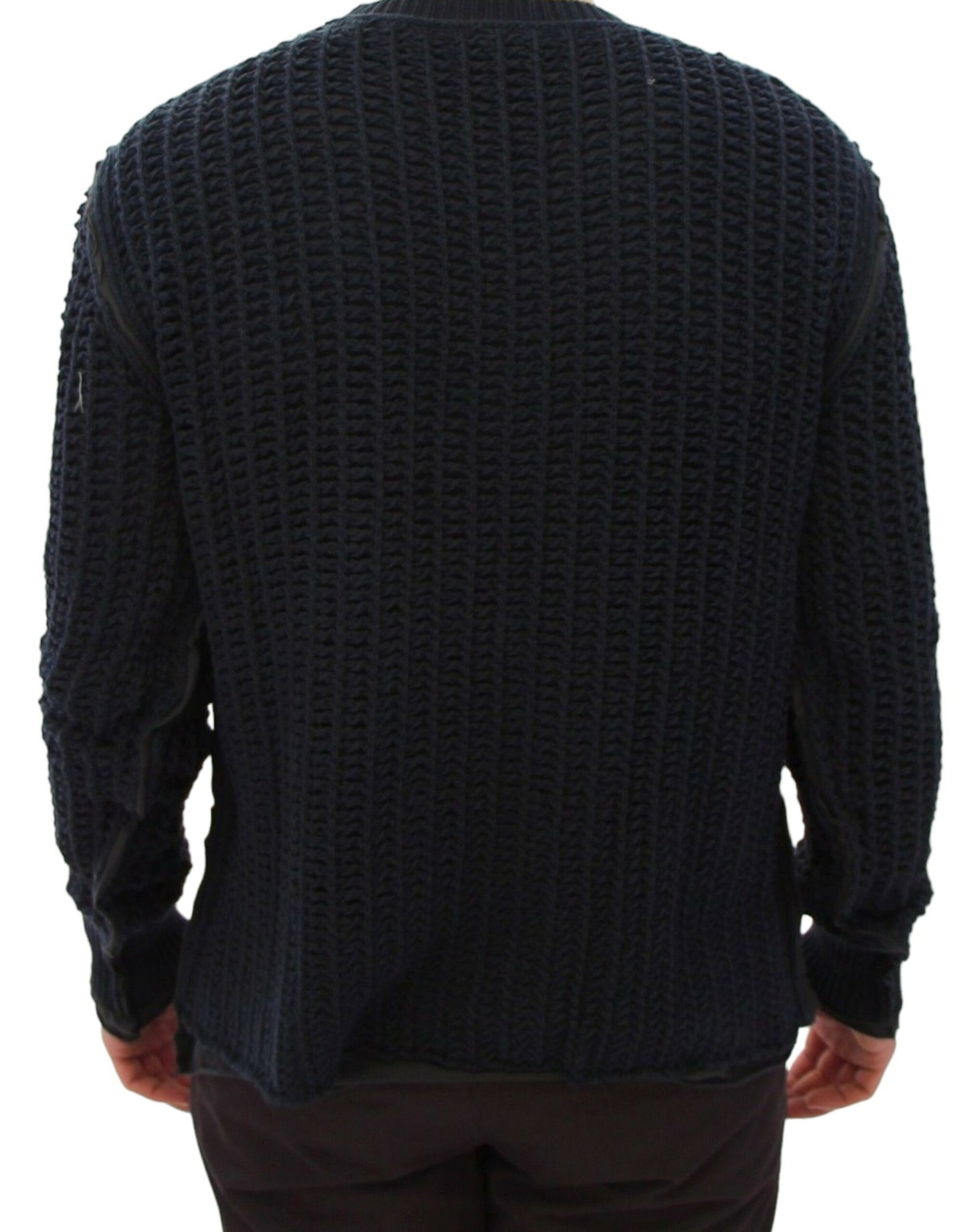 Blue Runway Netz Pullover Netted Sweater