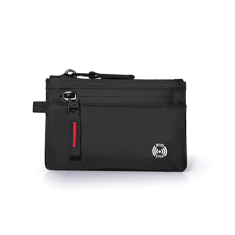 Zero wallet anti-theft card swiping bag X-PAC mini travel wallet with keychain