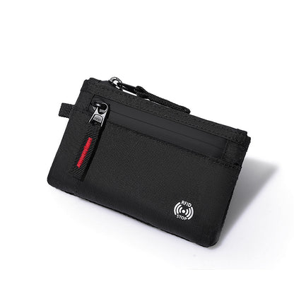 Zero wallet anti-theft card swiping bag X-PAC mini travel wallet with keychain