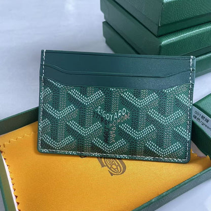 Goyard Fashion Card Holder for Men and Women, Multi-functional Wallet with Card and ID Slots, Casual Everyday Compact Card Case