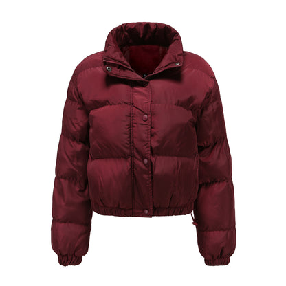 Long sleeved high neck warm jacket