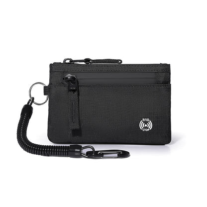 Zero wallet anti-theft card swiping bag X-PAC mini travel wallet with keychain
