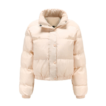 Long sleeved high neck warm jacket