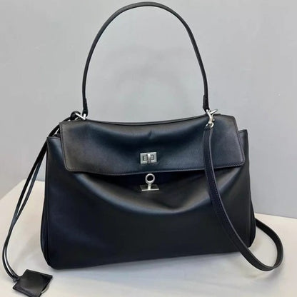 Vintage Autumn Winter Suede Matte Tote Bag, Elegant Shoulder Crossbody Kelly Bag for Women, Large Capacity Commuter Underarm Bag