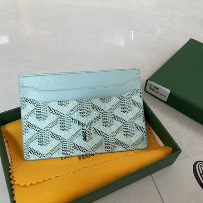 Goyard Fashion Card Holder for Men and Women, Multi-functional Wallet with Card and ID Slots, Casual Everyday Compact Card Case