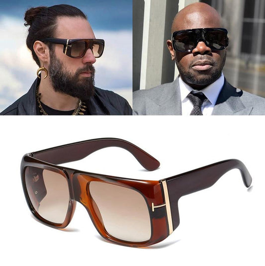 2026 Fashion Oversized Shield Style Gradient Sunglasses