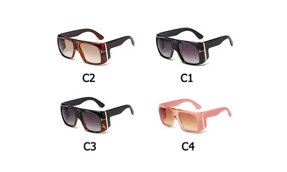 2026 Fashion Oversized Shield Style Gradient Sunglasses